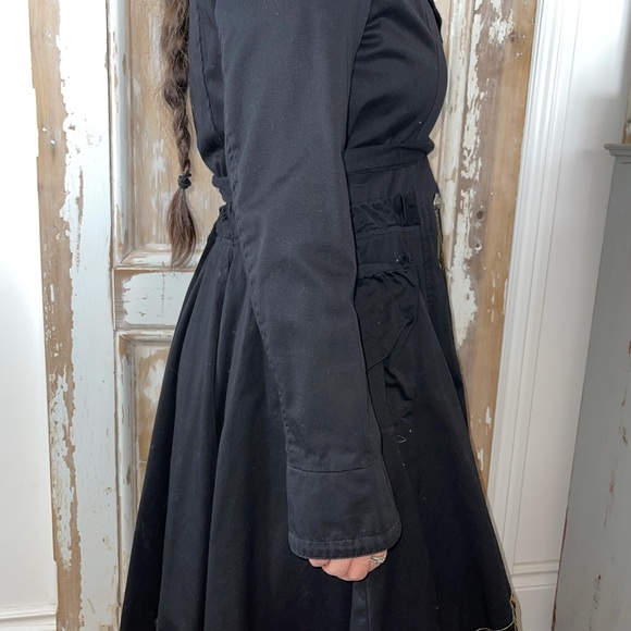 Designer made custom lined black jacket with brown velvet lined detail size XL - Picture 1 of 15
